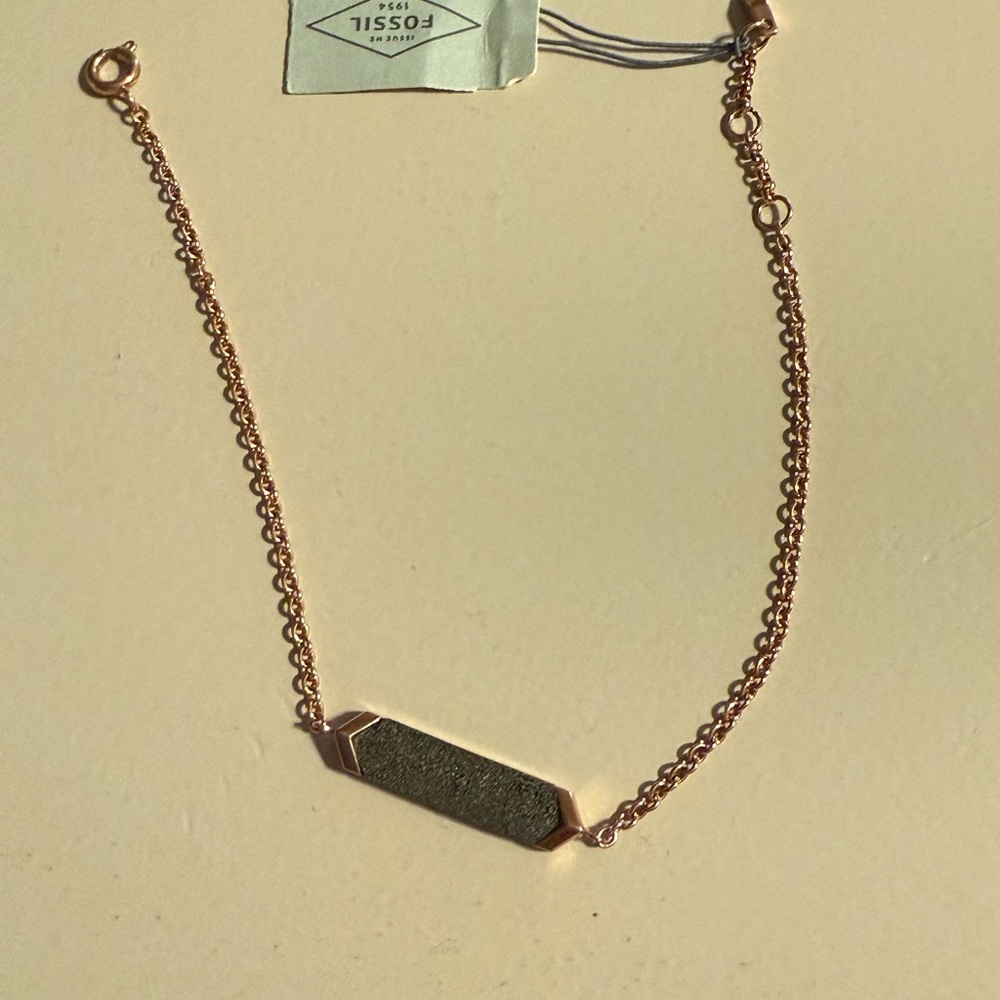 Gold Fossil Bracelet